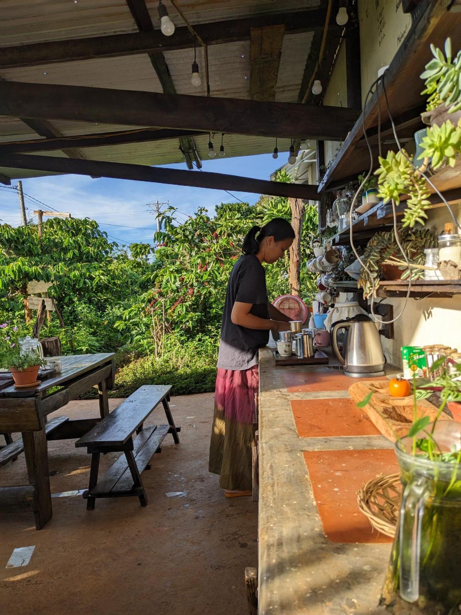 Apartamento Ivy Coffee Farm - Garden House Duc Trong Exterior foto